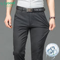 Men's Premium Modal Lyocell Casual Pants – Thin Straight Business Suit TrousersModal Lyocell Fabric, Casual Pants, Thin Straight, Business Suit Trousers)