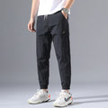 Men's Wrinkled Fabric Harem Pants – Loose Tapered Quick-Dry Summer City Boy Trousers  2026: Wrinkled Fabric, Harem Pants, Loose Tapered, Quick-Dry, City Boy Trousers)