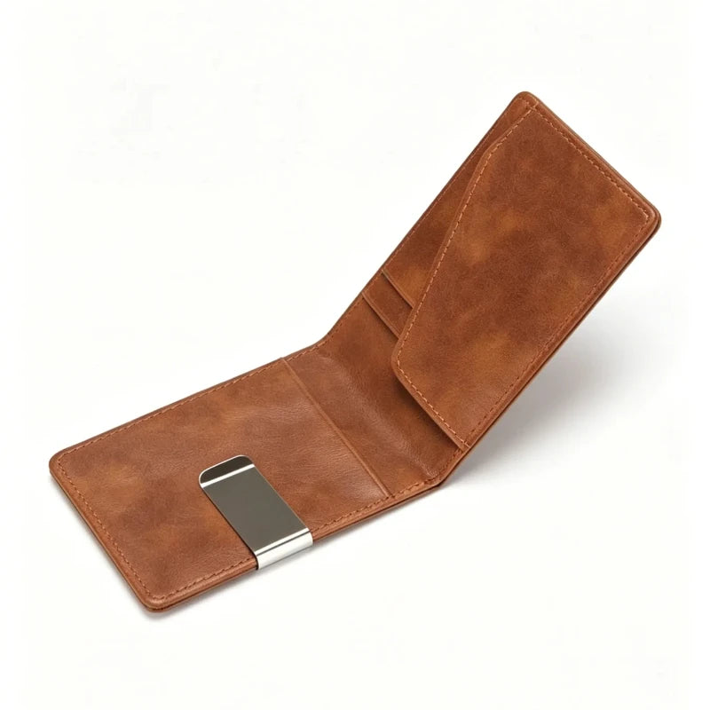 Slim Thin Credit Card Holder High Quality Men Wallet Money Bag Pocket Mini Small Wallet Small Short Cardholder Vallet Billetera